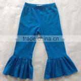 Newest Ladies Cotton Ruffle Pants Women Loose Knit Pants thumbnail-6
