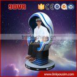 Hot Selling 1 Seat Dynamic Virtual 9D Egg Cinema for Amusement Park Simulator