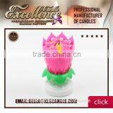 the Most Popular MUSIC Birthday Lotus Flower Candle Export in 2015 thumbnail-4