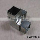 Stainless Steel 40*40mm Square Tube Connectors 50mm thumbnail-4