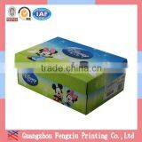 Art Color Printing Unique Carton Kids Baby Paper Shoe Box