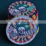 Professional Skull Flush Poker Chips thumbnail-3