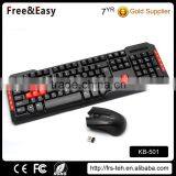 High Quality Rhinestone Cheap Wireless Keyboard and Mouse Quality Choice