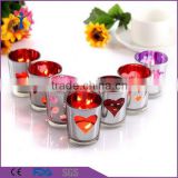 branded scented Wedding/party decorative votive coorful glass candle jars                        
                                                Quality Choice