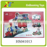 X'mas Gift.Plastic Battery Train Track Toys with Light and Music