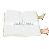 Triple Precious Stone With Two C Lock Side Stitching Leather Journal Handmade Blank Diary thumbnail-3