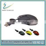 High Quality Retractable USB Mini Optical Mouse/mini Cute Mouse/usb Optical Mouse M200 thumbnail-5