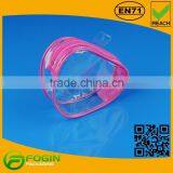 Pvc Heart Shape Makeup Bag With Custom Logo