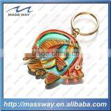 Soft Enamel Lovely Custom 3D Funy Bird Shape Metal Key Ring thumbnail-4