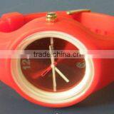 Round Jelly Sport Silicon Rubber Band Bracelet Watch