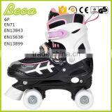 Wholesale Adjustable Pink Quad Speed Skates for Kids thumbnail-3