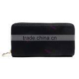 Woman Leather Wallet Brown Classic Elegant Style Plain Color Double Zipper PU Leather Fashion Women Leather Wallet thumbnail-6