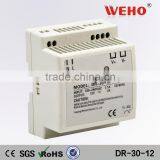 CE ROHS 30w Din Rail DR-30-12 12 Volt dc Led Power Supply