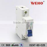 1P-4P, 1A-63A, IEC60898/GB10963 Electric Circuit Breaker