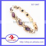 2015 china supplier fashion jewelry new product wholesale plated natural color stone bracelets for women