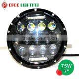 High Low Beam7 Inch Led Light for Jeep Wrangler thumbnail-4