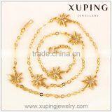 Attractive price new type 18k solid gold color necklace jewelry