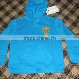 Blue Color Adult Boy's Cotton Printed Hoodies