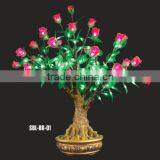 2014 Led Bonsai Rose Flower Tree Light Indoor Using