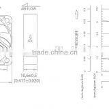 Alseye CB0621 Manufacture 40x40x10mm Rosh FG Signal 3pin Connector Auto-Restart dc Fan thumbnail-5