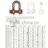 Electric Galvanized Carbon Steel Dshape Shackle thumbnail-3