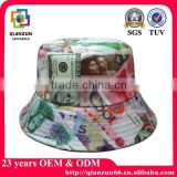 Fashion quality cotton custom digital printing bucket hat