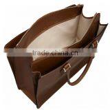 Men Genuine Leather Zipper Laptop Black Messenger Bag thumbnail-2