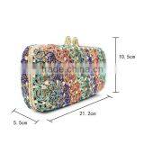 Colorful Clutch Bag Metal Frame Evening Bag /part Bag/wedding Bag (8740A-B) thumbnail-4