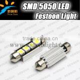 MOQ 20PCS 42mm CANBUS Festoon Light 4 LED SMD5050 Led Dome Festoon Light White/green/blue/yellow/red Led Dome Light for Taxi thumbnail-1