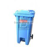 Mobile Garbage Bin With Foot Pedal 120L