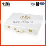 2015 Newest Style Made In China Factory Price Printing pu Leather Ring Box