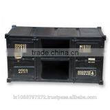 Container Style Media Cabinet thumbnail-1