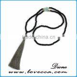 Hot Sale Handmade Wooden Multicolor Gemstone Necklaces Pendant for Lady thumbnail-4