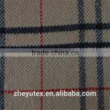 New Design Wool Polyester Blend Overcoating Plaid Wool Fabric for Apparel From China