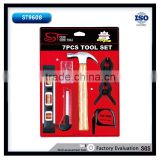 7pcs Free sample hand tools home general hands tools kit set
