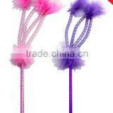 Yes Novelty Colorful Feather Pen/fancy Ball-point Pen