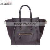 Tote Shopping Bag With Side Extensions (big) Handbags Italian Bags Genuine Leather Florence Leather Fashion thumbnail-2