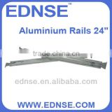 EDNSE server sliding rials Steel rails 24'' universal rack rails