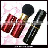 Portable Cap Slide Brush Retractable Face Brush Retractable Powder Brush With Shiny Red and Black thumbnail-1