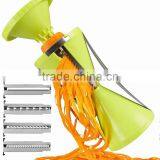 High Quality 4 in 1 Kitchen Tools Spiral Vegetable Slicer