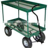 Garden Man-powered Tractor Cart Garden Double-deck Tool Cart TC4204A thumbnail-2