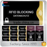 Aluminium Paper Credit id Name Card Blocker Protection Holder Rfid Protector Blocking Sleeve