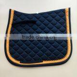 EQUESTRIAN HORSE SADDLE PAD POLYCOTTON SADDLE PAD WITH 8MM FOAM+300G FILL HORSE SADDLE PAD WHOLESALE EQUESTRIAN SPORT SADDLE PAD thumbnail-1
