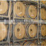 Classical Wood Whole Barrel Wine Display Rack thumbnail-3