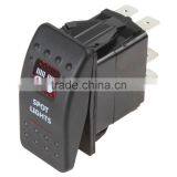 Waterproof Carling Style Spot Light Rocker Switch 12V 20A / 24V 10A 5 Pin ON-OFF for Car Boat Trailer ( Red / Blue LED Light ) thumbnail-2