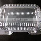 Cheap OPS Plastic Hinged Plastic Cake Carrier Container Packaging for Pastry thumbnail-1