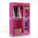 Portable Non-Woven Fabric Wardrobe Cloghtes Storage Cabinet thumbnail-1