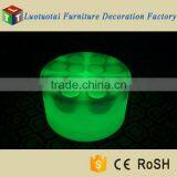 2015 New Product Design Rechargeable Color Changing Round LED Wine Tray thumbnail-4