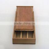 Customize Square Paulownia Tea Package Box, Crafts Torage Boxes thumbnail-2