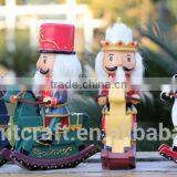 Resin Nutcracker Soldier Toy Christmas Decoration Rocking Horse thumbnail-5
